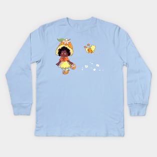 Orange Blossom Kids Long Sleeve T-Shirt